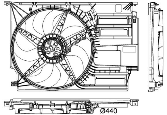 2-34.jpg BMW FAN F45 MAHLE BEHR 17427617609 - Görsel 1