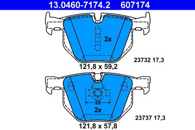 3-37.jpg BMW BALATA E60 ARKA ATE 2373201 - Görsel 1