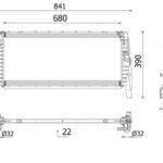 BMW RADYATÖR F40-F45-F39 B37 MAHLE BEHR 17118586321