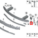BMW TAMPON DEMİRİ BAĞLANTI AYAĞI F10 SOL ORJİNAL 51117158893