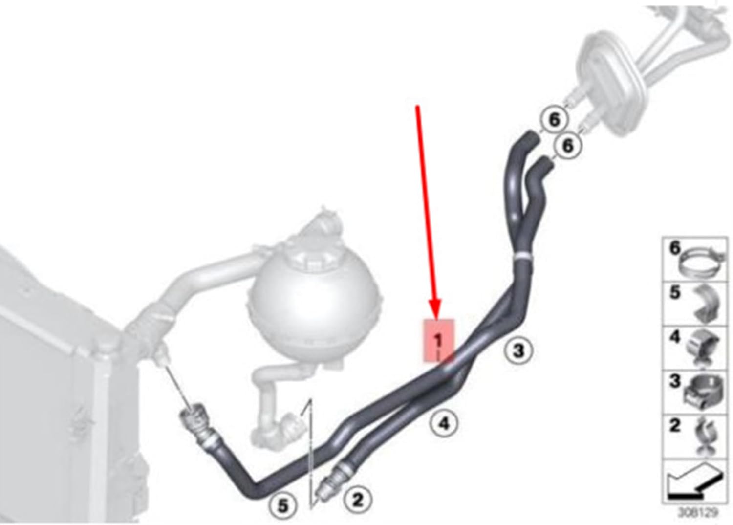 51iIgRrrufL._AC_SL1500_.jpg BMW KALORİFER HORTUMU F20-F30 ABECK 64219223587 - Görsel 1