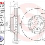 BMW DİSK E65 ÖN 745D - 760 BREMBO 34116753091