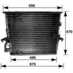 BMW KLİMA RADYATÖRÜ E36 M40-50-52 MAHLE BEHR 64538391406
