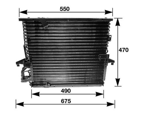 68-1.jpg BMW KLİMA RADYATÖRÜ E36 M40-50-52 MAHLE BEHR 64538391406 - Görsel 1