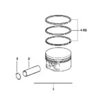 BMW PİSTON M50 0,50 80,50MM MAHLE 11251738750
