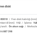 BMW G11-G12 (7.50) ÖN SAĞ FREN DİSKİ 34106887398