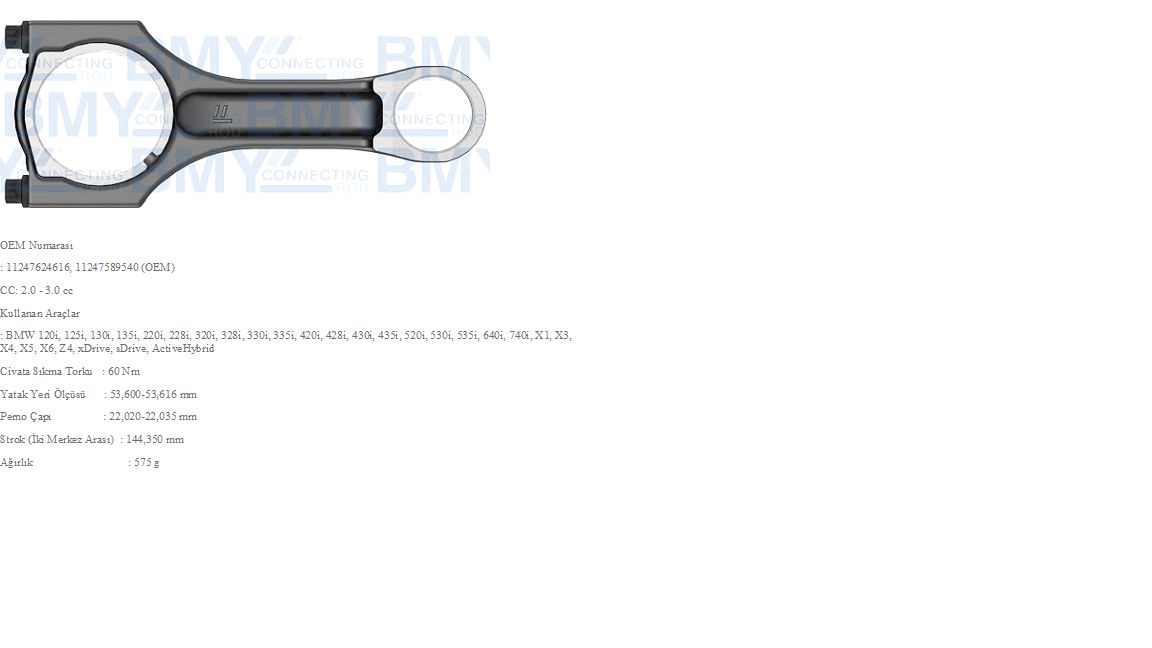 Hz2C8aqZtlqMFItQQBOg6o0C8Ptx5ObIrvWbaKwZQVg.png BMW N20 PİSTON KOLU ADET 11247624616 - Görsel 1