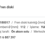 BMW G11-G12 (7.50) ÖN SOL FREN DİSKİ 34106887397