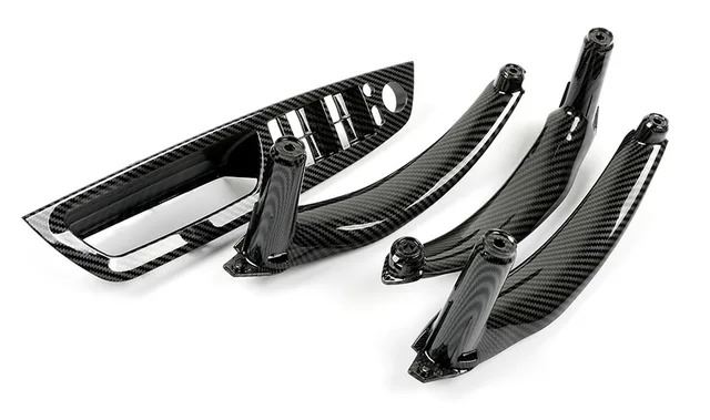 519 BMW X5 E70 07-12 İÇ KAPI KOLU TUTAMAĞI SET KARBON FİBER 4 PARÇA E71 X6 51416975791 - Görsel 1