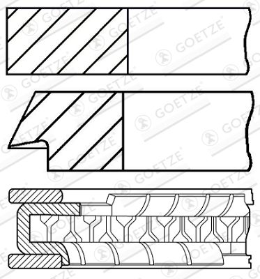 dcb4a8b73bbb80f70d8f8350ba7ef120c1cad0a5.jpg BMW N62 SEGMAN 1.2X1.5X2 - 92 MM 11257514931 - Görsel 1