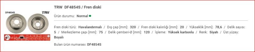 1Rvp3i0Vq8SvRVZ8xMpq61KYi6efyiUeZ3OHT9dJ0Yw.jpg BMW X5-X6 ARKA DİSK ADET 34216886479 - Görsel 1