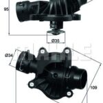 BMW M47N-M57N TERMOSTAT 11517805811