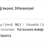 BMW F20-F30 ARKA DEFRANSİYEL KEÇESİ 33107564416
