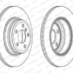 BMW F20-F30 ARKA DİSK TAKIM 34216792233