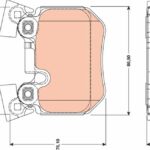 BMW E87-E90-E91 ARKA BALATA 16,3MM 34216791421
