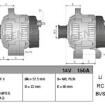 BMW RANGE ROVER 3.6TDV8 ALTERNATÖR YLE500440-YLE500340