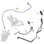 BMW F40-F45-F48 MINI F56 B37 EGR SICAKLIK SENSÖRÜ 13628591433