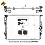 BMW E87-E90-E92 N43-N46-N52 SU RADYATÖRÜ 17117553111