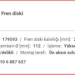 BMW G30-G11 M-PERFORMANCE ÖN DİSK SOL 34106887657