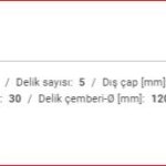 BMW E90-E92 3.35 ÖN DİSK ADET 34116855000