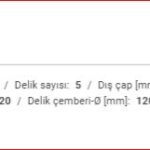 BMW 5 Serisi E60 X-Drive modelleri için üretilmiş TRW marka arka fren diski takımı