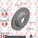 BMW E46 M3 ARKA DİSK SOL 34212282303 numaralı bu parça