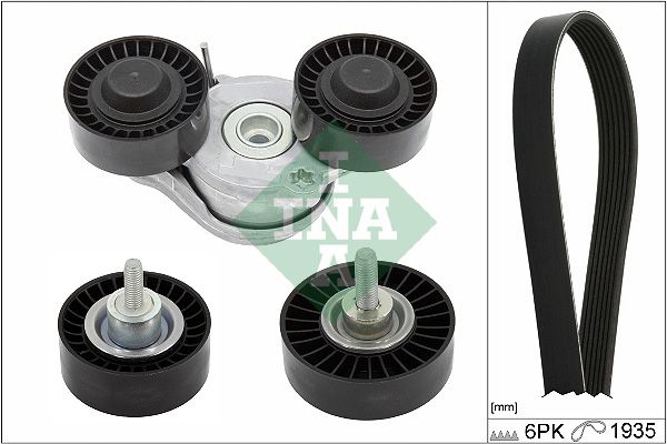 RANGE ROVER 2.0D V-KAYIŞ SETİ LR071738 RANGE ROVER 2.0D V kayış seti INA kalitesinde olup motorun alternatör