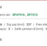 RANGE ROVER SPORT 4.4 TDV8 ÖN DİSK SDB000614