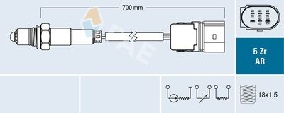 01890c9bd87bc56e81f17ce2749e3910e4c73960.jpg Bmw Lambda Sensörü N43 N46 E87 E90 W118 318 1178 7 530 283 - Görsel 1