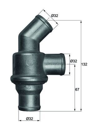 1e7414a9853e0514923c1ee9f2376f883b4d8173.jpg Bmw Termostat Isı Ayarlayıcı Valf M10 1153 1 253 249 - Görsel 1