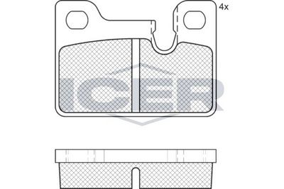 42cd628727726a8facb1e052d309a91f01898550.jpg Bmw Fren Balatası E21 323İ 3411 1 150 525 - Görsel 1