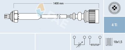 6ee626ea9c787d89d3313b00c66c3f20a741b806.jpg Bmw Lambda Sensörü E34 M50 1178 1 730 025 - Görsel 1