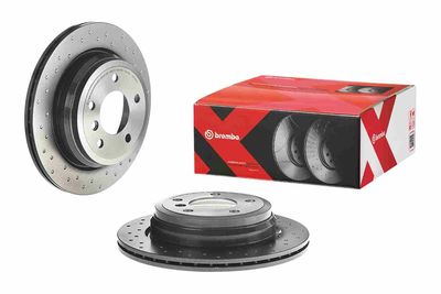 d4b62f0c0007a2e481bd5ecb321881f4138e2cf2.jpg BMW DELİKLİ FREN DISKI ARKA TAKIM E87-E90 320-325-328 2004-2011 - Görsel 1