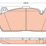 Bmw Fren Balatası Ön F10 M5 3411 2 284 869