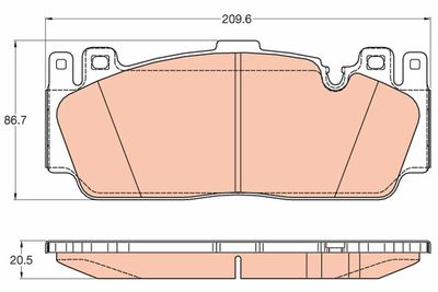 f1a016a2c641d54f7dfab09bde7bea01e7d6c138.jpg Bmw Fren Balatası Ön F10 M5 3411 2 284 869 - Görsel 1
